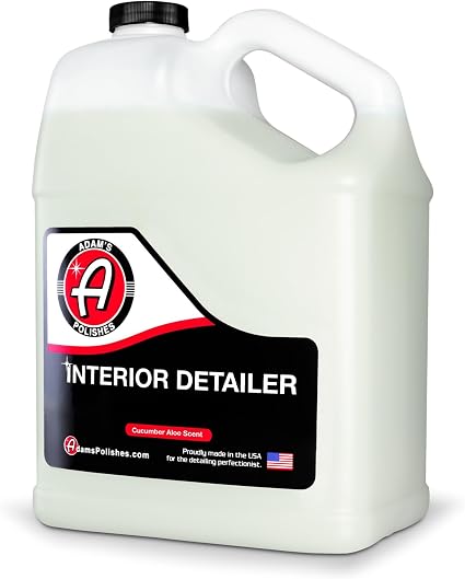 Adam's Polishes Interior Detailer Gallon (Cucumber Aloe) - Total Car Interior Cleaner, Protectant & Dressing | All Purpo