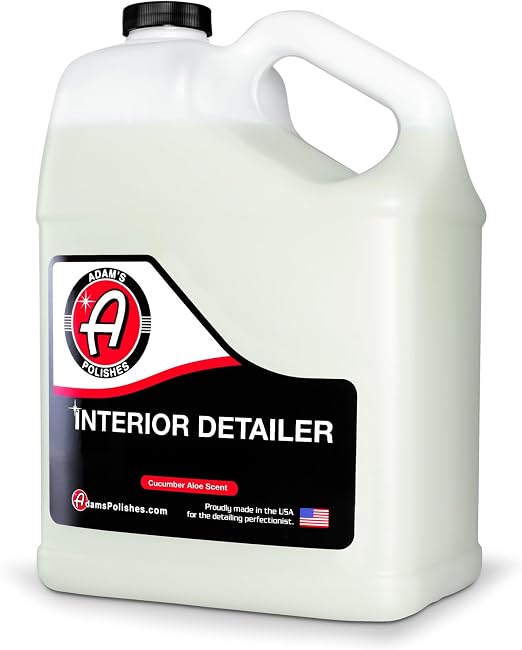 Adam's Polishes Interior Detailer Gallon (Cucumber Aloe) - Total Car Interior Cleaner, Protectant & Dressing | All Purpo