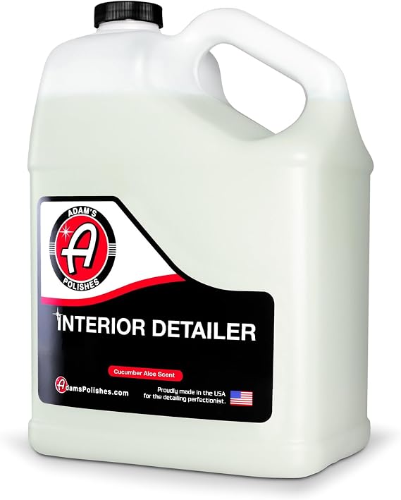 Adam's Polishes Interior Detailer Gallon (Cucumber Aloe) - Total Car Interior Cleaner, Protectant & Dressing | All Purpo
