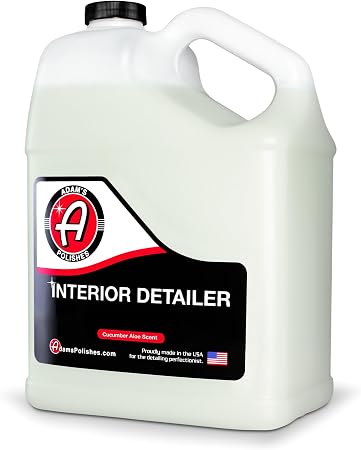 Adam's Polishes Interior Detailer Gallon (Cucumber Aloe) - Total Car Interior Cleaner, Protectant & Dressing | All Purpo