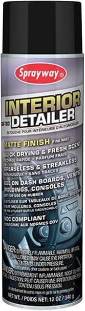Sprayway SW780 Interior Detailer, 12 oz