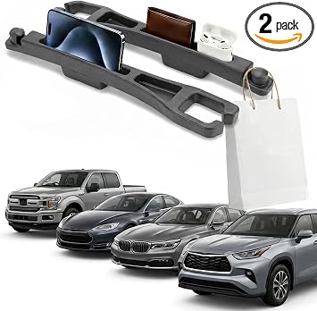 Car Seat Gap Filler Set of 2, Universal Car Seats Console Filler Organizer