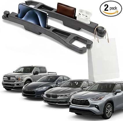 Car Seat Gap Filler Set of 2, Universal Car Seats Console Filler Organizer