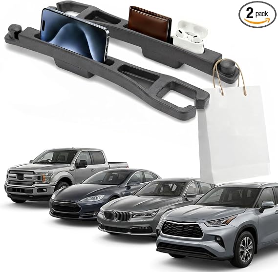 Car Seat Gap Filler Set of 2, Universal Car Seats Console Filler Organizer