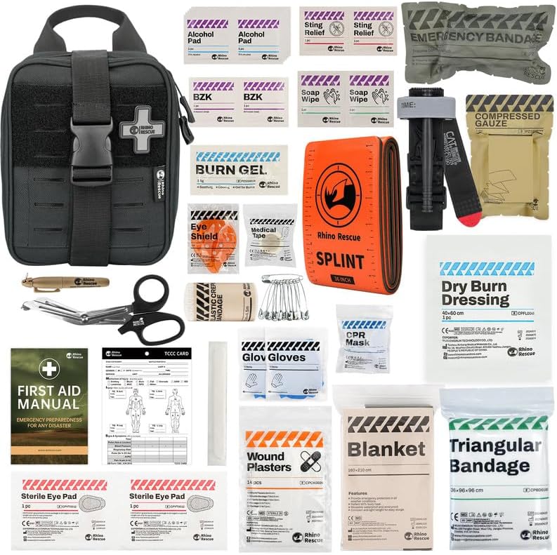 IFAK Trauma First Aid Kit Medical Pouch(Black)