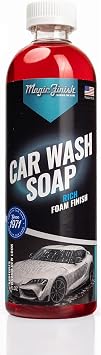 Magic Finish Car Wash Soap (16 fl oz) – Ultra-Sudsing Car Washing Supplies for Foam Cannon or Hand Wash with Apple Scent