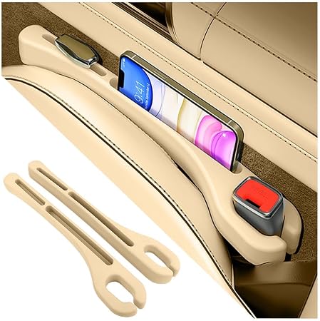 2PCS Car Seat Gap Filler Organizer for Lexus RX300 RX330 RX350 RX400H RX270 RX450H RX200T RX350H RX500H, Multi Purpose N