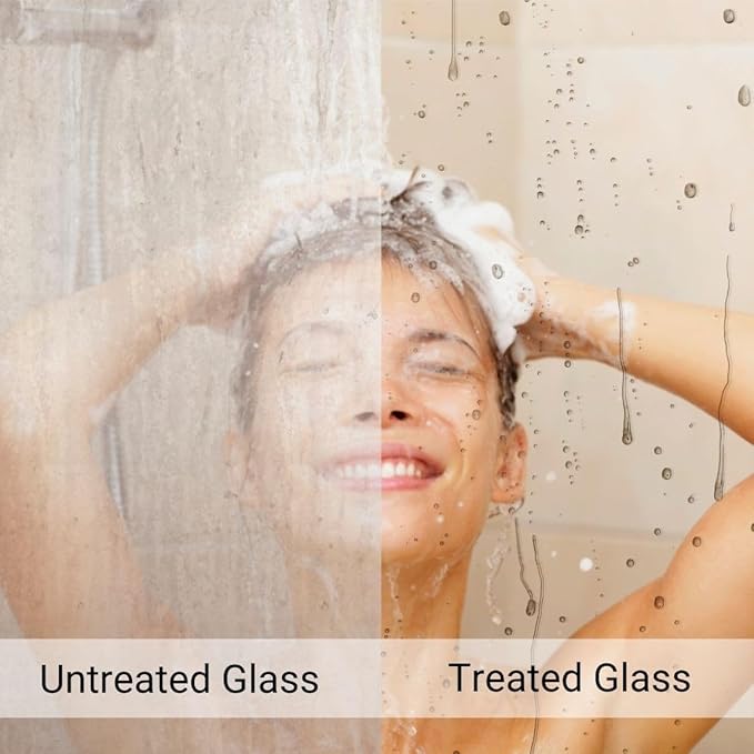 EnduroShield Glass Treatment Kit - Advanced Protection for Glass Surfaces - Repels Soap Scum, Grime & Dirt Without Harsh Chemicals - 8.4 fl oz