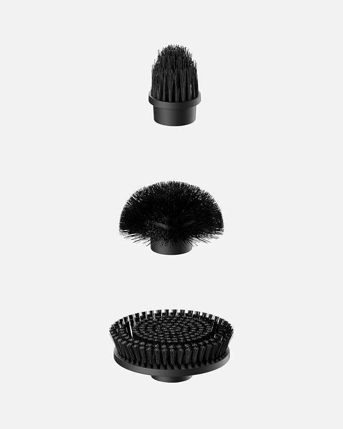 HOTO 3 Pcs Replacement Brush Heads, Compatible with HOTO Flexi™ Cordless Electric Spin Scrubber