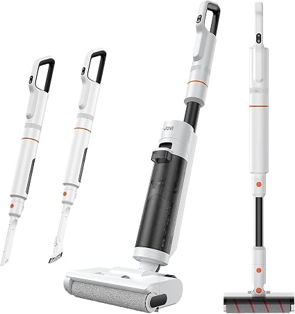JONR ED20 Pro 4-in-1 Wet Dry Vacuum Cleaner Cordless,17000 Pa Vacuum Suction Power, Self-Cleaning and Automatic Drying with One Click, Intelligent Voice Reminder - Cleanova