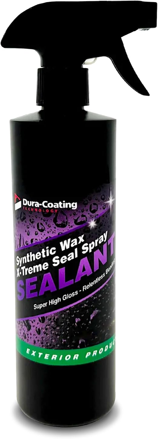 Dura-Coating Technology X-Treme Seal Spray Sealant - Liquid Wet Sealant Wax for Cars, 16oz Spray Bottle - Made in USA