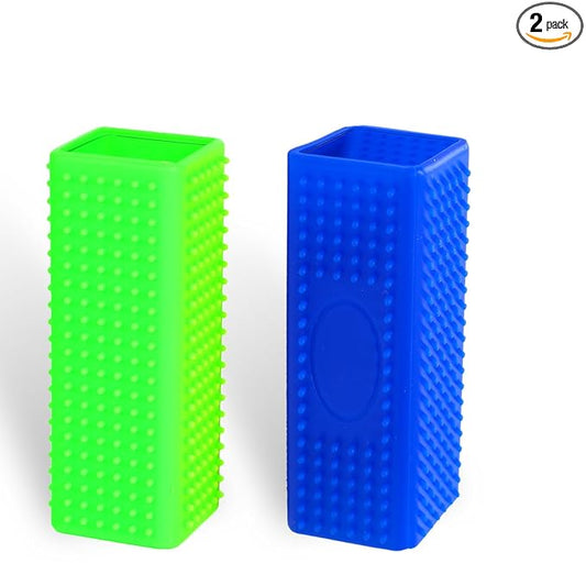 2pcs Pet Dog Cat Hair Remover, Pet Hair Removal Tool, Hollow Cleaner Brush for car，Interior, Furniture, Sofa