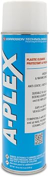 Corrosion Technologies A-Plex Anti-Static Plexiglas Cleaner & Polish, MIL-C-878937 Type II Approved Surface Protection f