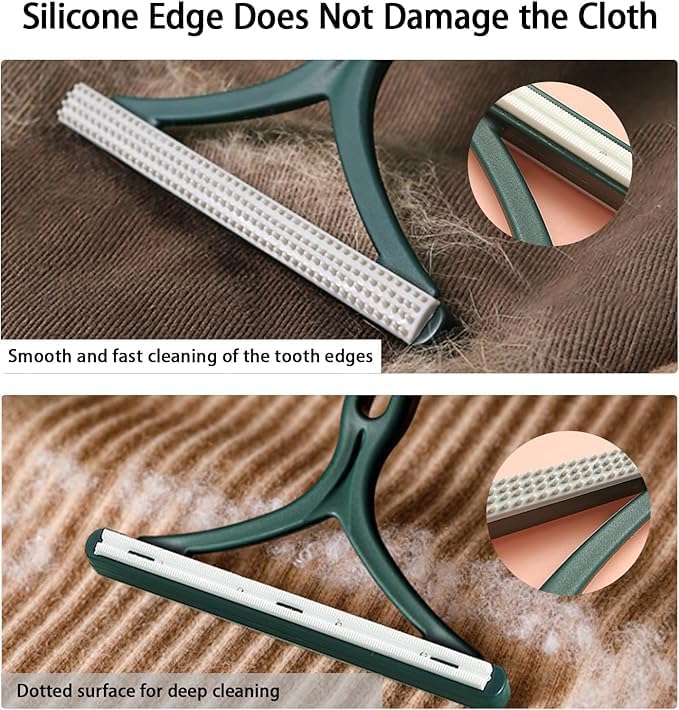 5 Pack Pet Hair Remover, Portable Dog Cat Hair Remover, Lint Remover, Reusable Pet Hair Removal Tool, Lint Shaver Cleaner Pro, Carpet Scraper for Couch Furniture, Blanket, Clothing, Carpet, Rugs