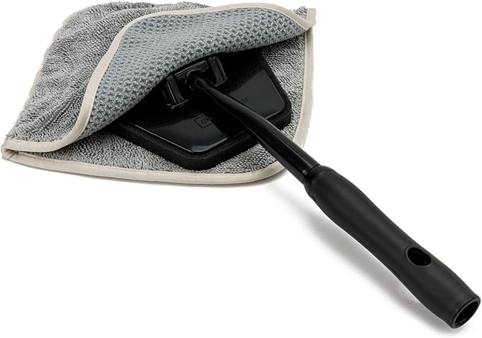 Autofiber The Reacher Glass Cleaning Kit w/Glass Flip Towels (Waffle/Twist)