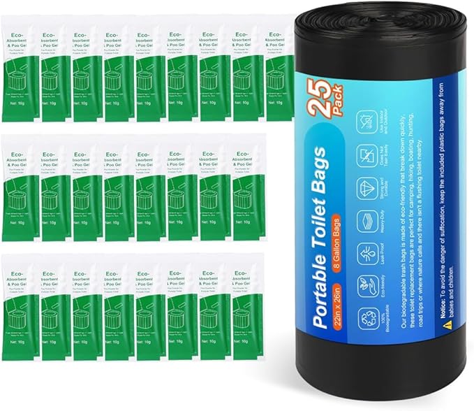 Poo Gel for Portable Toilet, Poo Gel for Camping Toilet, Poo Deodorizing Treatment Portable for car Camping Camping Toilet Bags