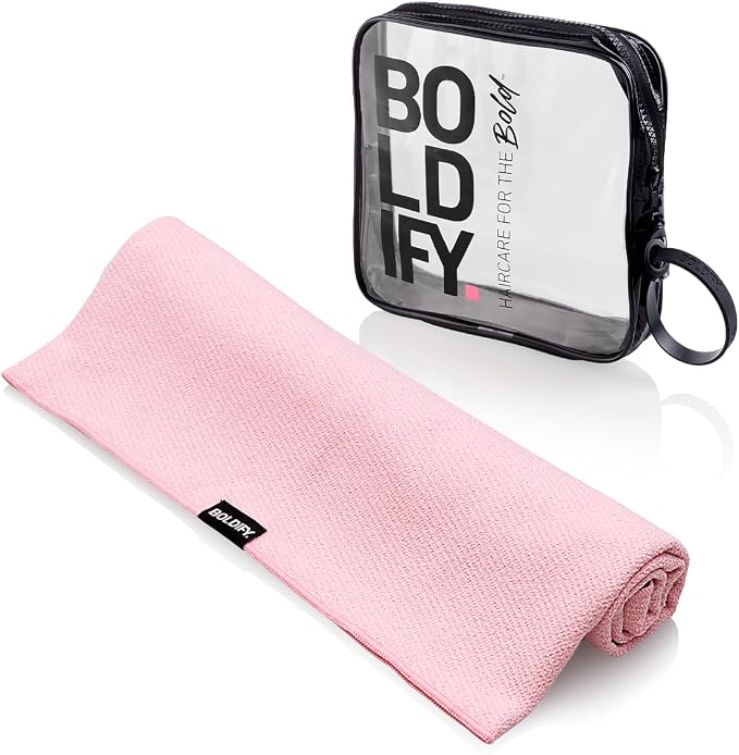 Boldify Quick Dry Microfiber Towel Wrap for Women - for Thin and Curly Hair