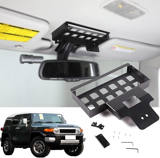 For Toyota FJ Cruiser 2007-2021 car center console side outlet storage bag trunk storage box (Inside rearview mirror sto