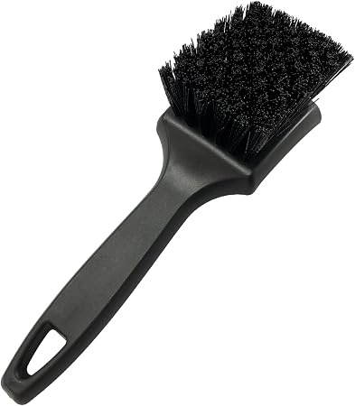 Ziciner Car Wash Brush, No Scratch Wheel & Tire Brush for Car Rim, Short Handled Stiff Bristle Tire Cleaner for Car Deta