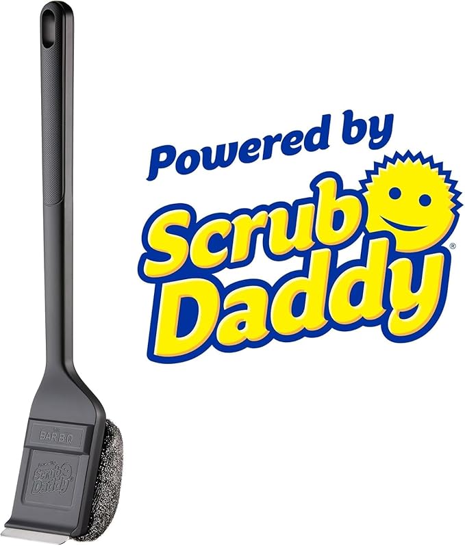 Mr. Bar-B-Q Steam Clean Grill Brush Powered by Scrub Daddy