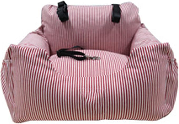 Dog Car Seat Pet Booster Seat Pet Travel Safety Car Seat Dog Bed for Car with Storage Pocket and Safety Leash Soft Washa