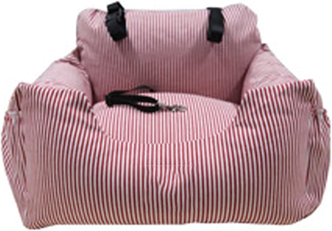 Dog Car Seat Pet Booster Seat Pet Travel Safety Car Seat Dog Bed for Car with Storage Pocket and Safety Leash Soft Washa