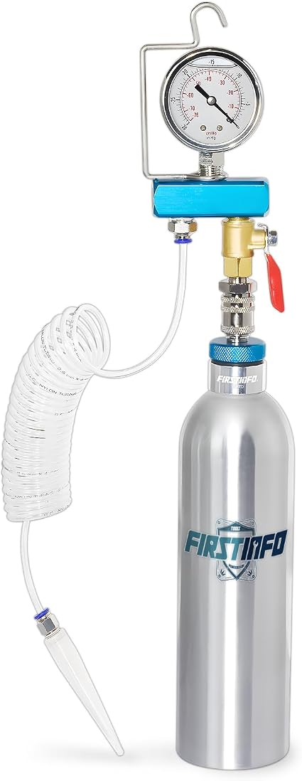 FIRSTINFO 4-in-1 Fuel Injection & Intake Valve Cleaner, Vacuum Tester Kit