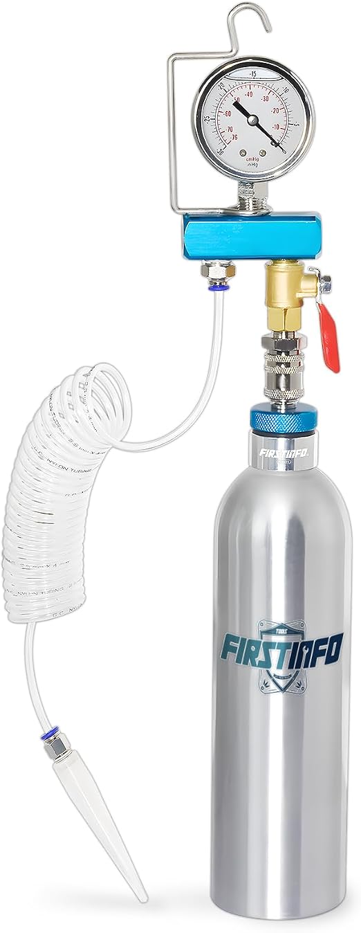FIRSTINFO 4-in-1 Fuel Injection & Intake Valve Cleaner, Vacuum Tester Kit