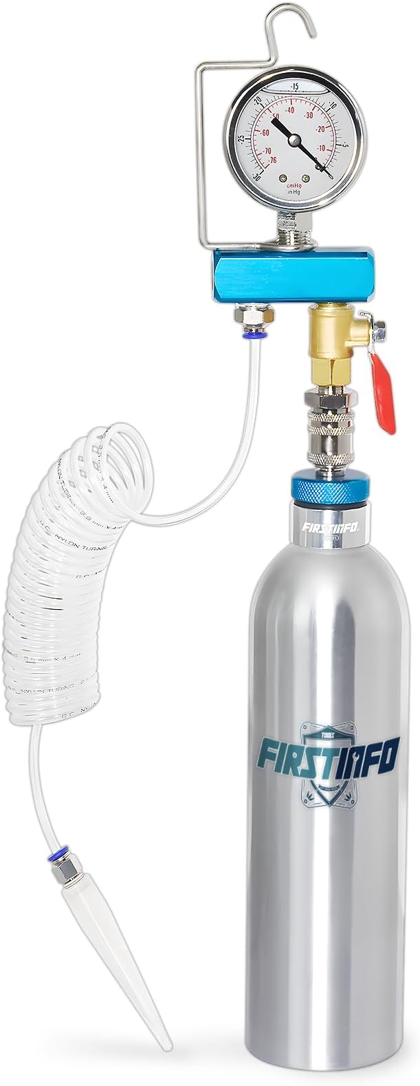 FIRSTINFO 4-in-1 Fuel Injection & Intake Valve Cleaner, Vacuum Tester Kit