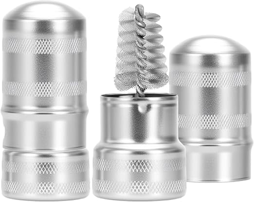 2PCS Battery Terminal Cleaners, Car Battery Terminal Cleaning Brush, Metal Battery Head Cleaner Bristle Tool, Universal 