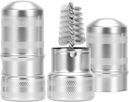 2PCS Battery Terminal Cleaners, Car Battery Terminal Cleaning Brush, Metal Battery Head Cleaner Bristle Tool, Universal 
