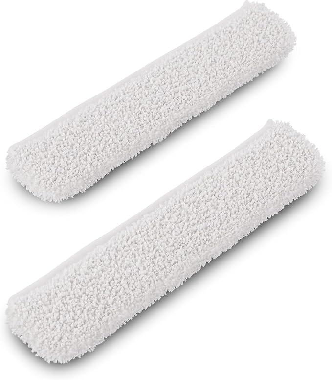 GÜTEWERK 2× Microfibre Cloths – Accessory for 11" Squeegee – Lint-Free, Streak-Free Cleaning for Car, Home, Kitchen, Windows & Glass – Cloths Only, Squeegee NOT Included