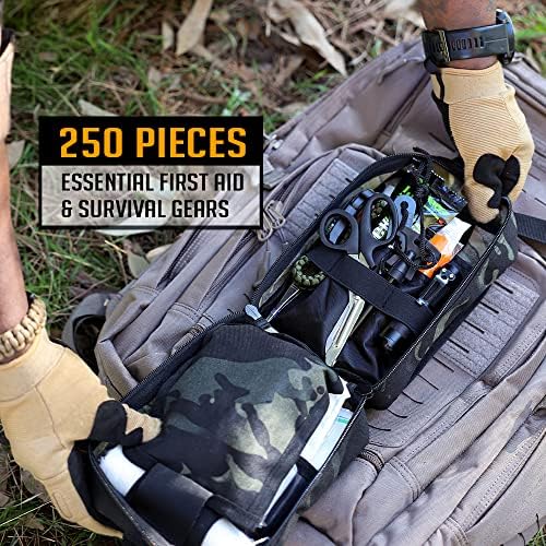 250 Pcs Survival First Aid Kit