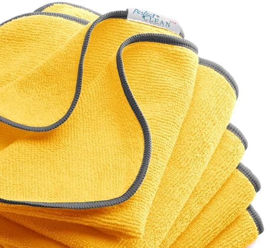 Micro-Denier Microfiber Cleaning Wiper, Absorbent Cleaning Towels, Streak-Free Microfiber Cloth for Cars, Windows, and B