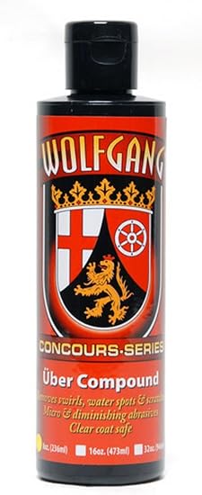 Wolfgang Über Compound 3.0 | Heavy-Cut Paint Restoration for Swirl & Haze Removal | Enhances Gloss & Color Depth | Smoot
