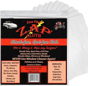 Zezo-Fiber Zap Cloth - 10 Cloths