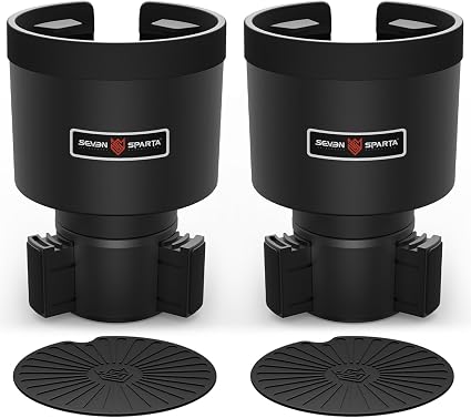 SEVEN SPARTA Car Cup Holder Expander for 32-40oz Large Bottles & Tumblers