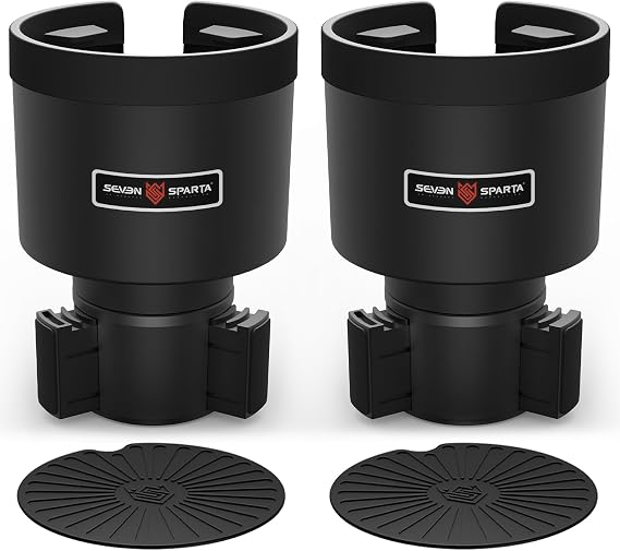 SEVEN SPARTA Car Cup Holder Expander for 32-40oz Large Bottles & Tumblers