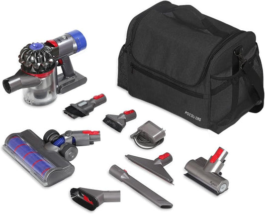 Car+Boat Vacuum Storage Bag Compatible with Dyson V7 - V15 – Organizer Case for Cordless Handheld Vacuum & Accessories