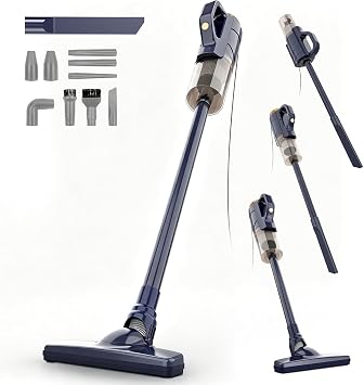 Corded Vacuum Cleaner with Blower,400W Hand-held Stick Vacuum with 10 Accessories for Home Office Apartment,Floors,Pets 