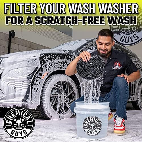 Ultimate Car Wash Bucket Kit, Dirt Trap, Mitt, Soap & Lid