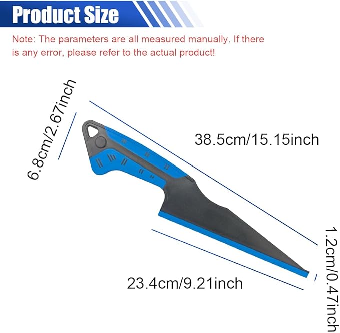 Car Window Tint Squeegee with Magnetic Rubber Blade – Heavy-Duty Tinting Application Tools for Car Vinyl Wrap, Window Film Installation&Glass Cleaning – Universal Water Removal Scraper (1PC)
