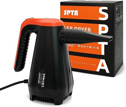 SPTA Car Dryer Air Blower, Car Dryer, Handheld High Powered Filtered Car Wash Dryer Blower,Dry Before Car Cleaning,Car D