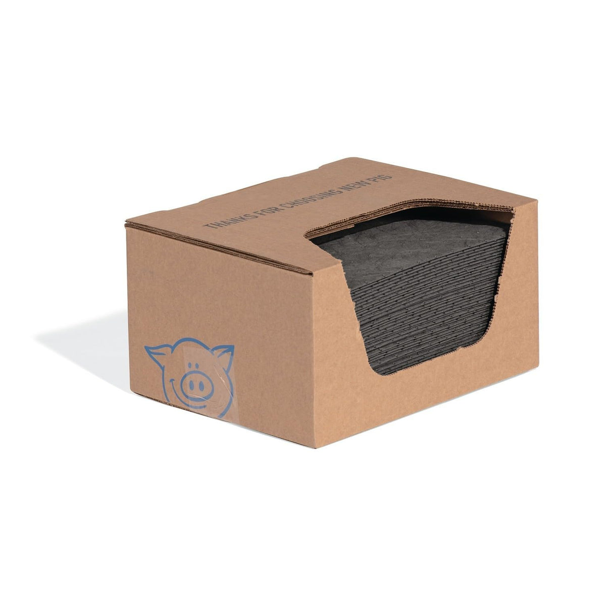 Absorbent Mat Pad in Dispenser Box | 10” W x 13” L | Heavyweight | Absorbs up to 12.8 oz. per pad | 50 Pads per Box | Protect Your Home Garage Basement | PM50837