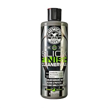 Chemical Guys, Slick Finish Cleaner Wax, Light Cleanser & Carnauba, 16 oz