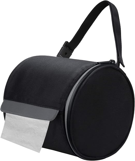 Hanging Toilet Paper Holder Waterproof Tissue Holder Cat Proof Roll Paper Case Cover Portable and Foldable Roll Storage 