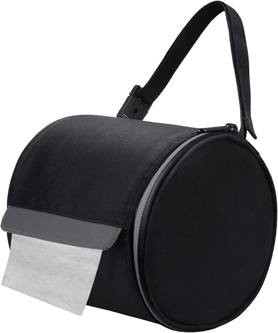 Hanging Toilet Paper Holder Waterproof Tissue Holder Cat Proof Roll Paper Case Cover Portable and Foldable Roll Storage 