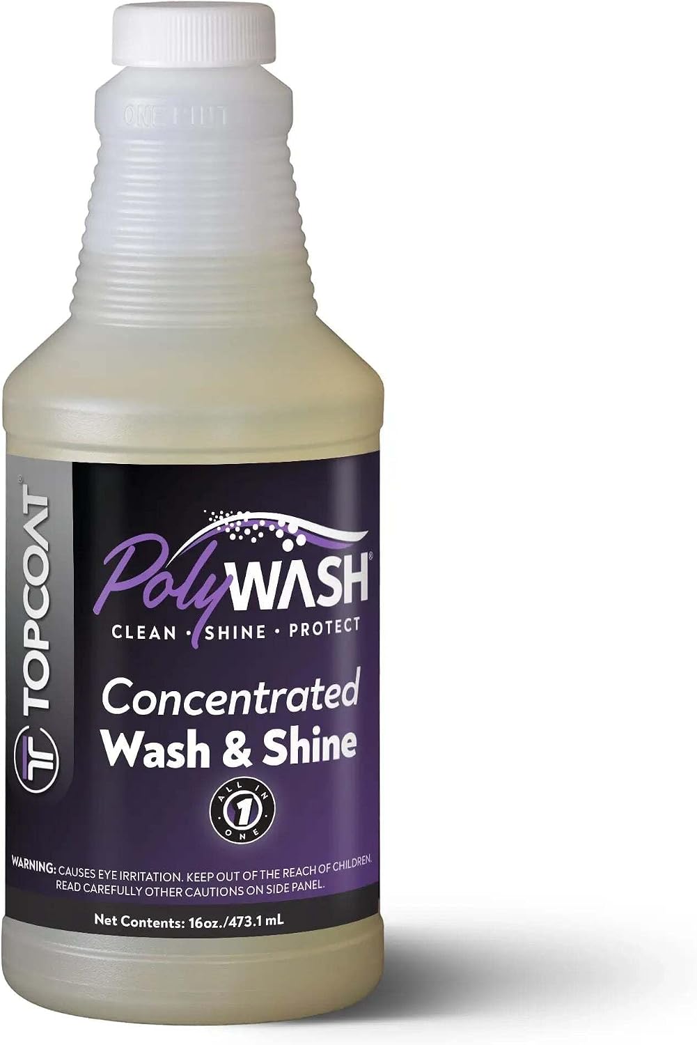 TopCoat PolyWash Concentrated, PH-Neutral Car Wash Soap