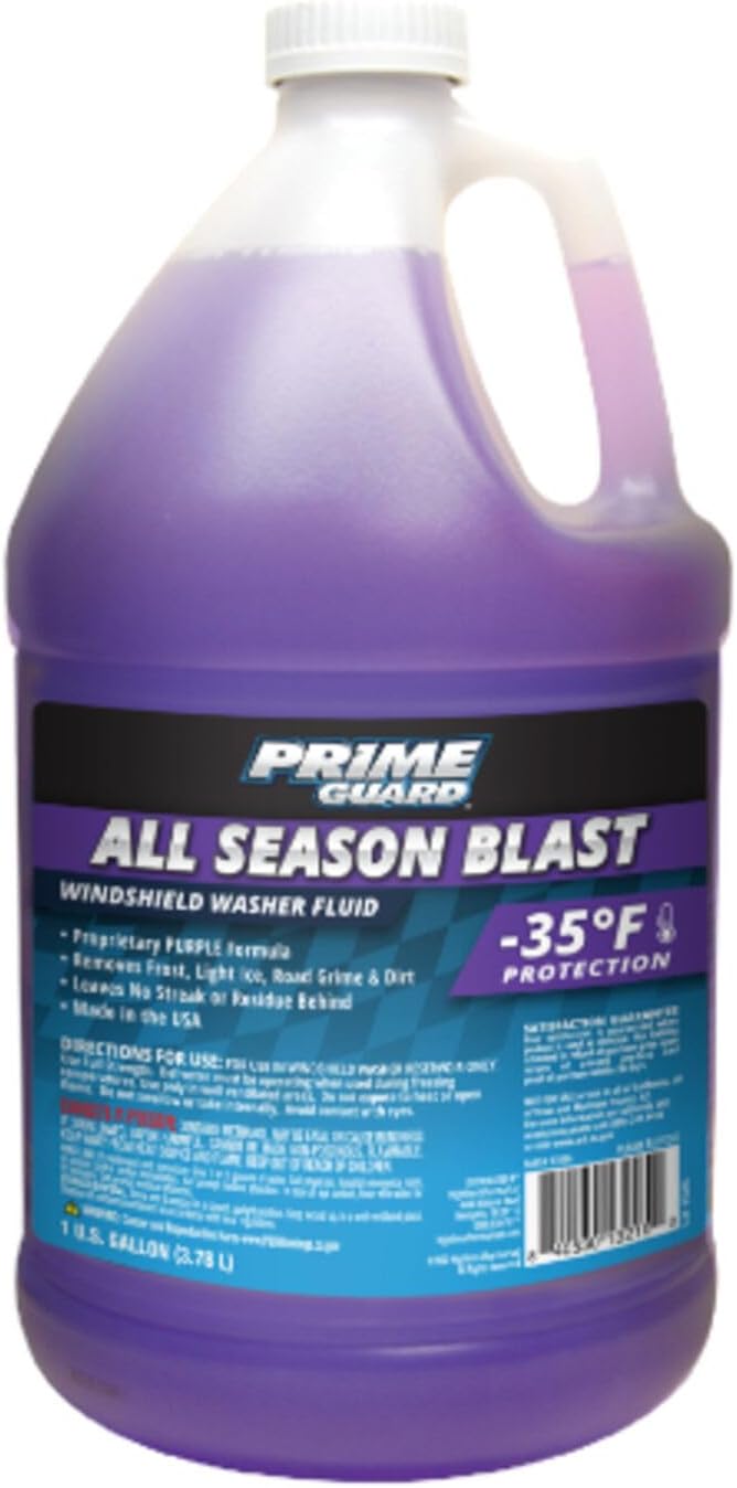 Prime Guard 93506 All Season Blast -35°F Windshield Washer Fluid - 1 Gallon (Pack of 6)