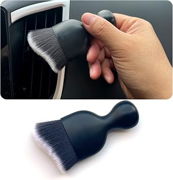 Car Interior Detailing Brush 1PC,Car Brushes for Detailing Interior,Soft Car Detailing Brush,Universal Car Brush Tool(Bl